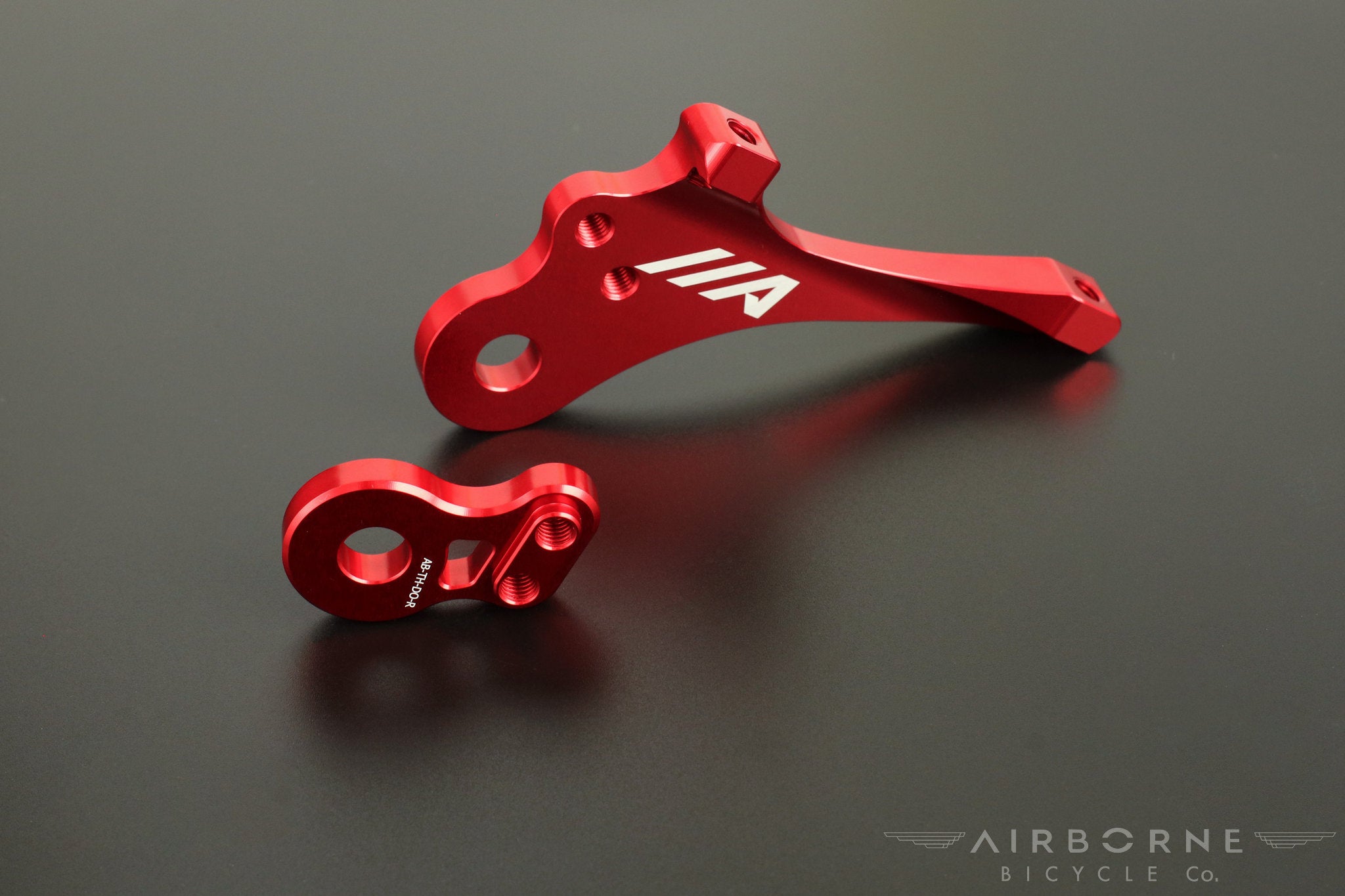 Ti-Hawk // 7075 Aluminum Dropouts (Set) Red Anodized